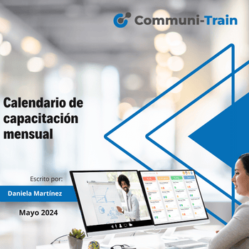 Calendario de Capacitación Mayo 2024